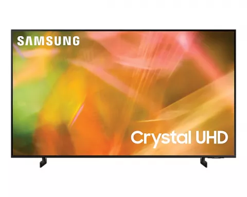 Televisión Smart TV LED 85 Pulgadas Samsung Au8000 Crystal Ultra HD 4K Widescreen Negro